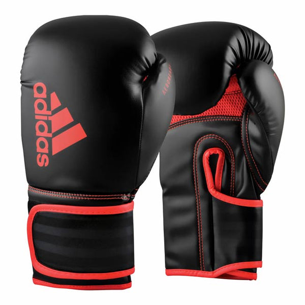 Adidas Boxing Gloves Hybrid 80 Black/Solar Red