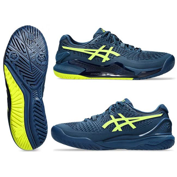 Asics Gel-Resolution 9 Mens (Hardcout) – Wide Fit