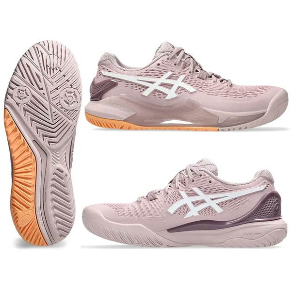 Asics Gel-Resolution 9 Womens (Hardcout) – Wide Fit