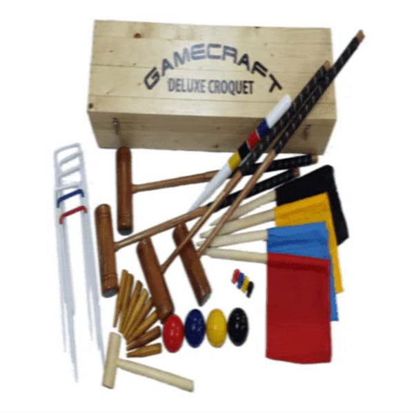 Gamectaft Deluxe Croquet Set