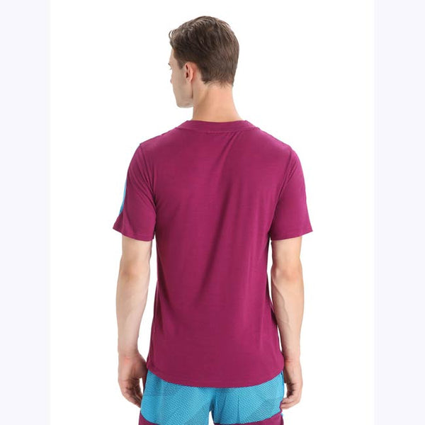Icebreaker Men's ZoneKnit Merino Short Sleeve T-Shirt Geodetic – The Sport  Shop New Zealand