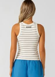 Lorna Jane LJ Basics Stripe Rib Tank