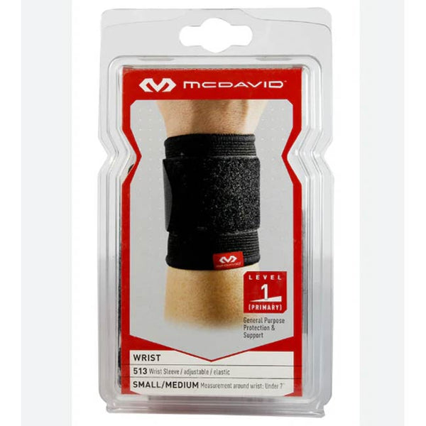 McDavid 513 Wrist Sleeve Adjustable / Elastic