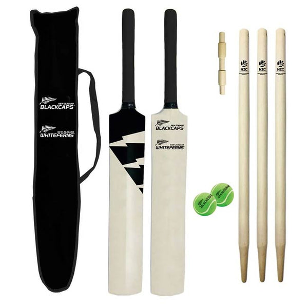 NZ Cricket Wooden Cricket Set - Size 4