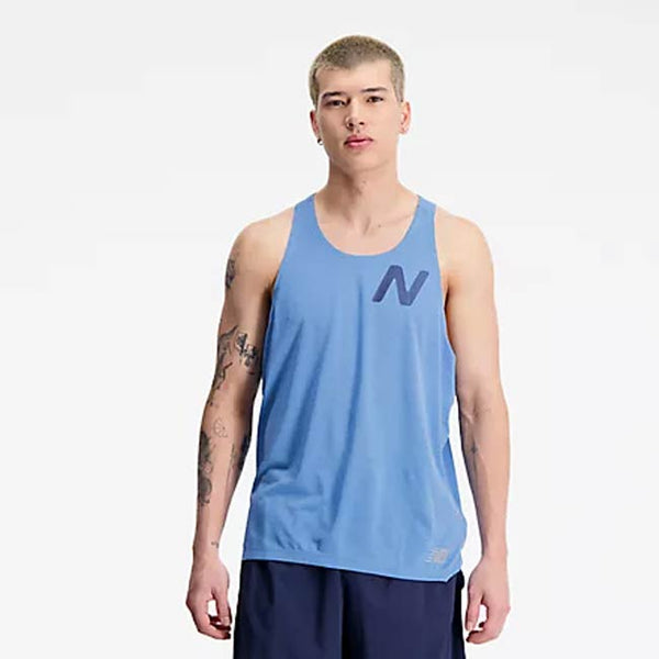 New Balance Men’s Graphic Impact Run Singlet