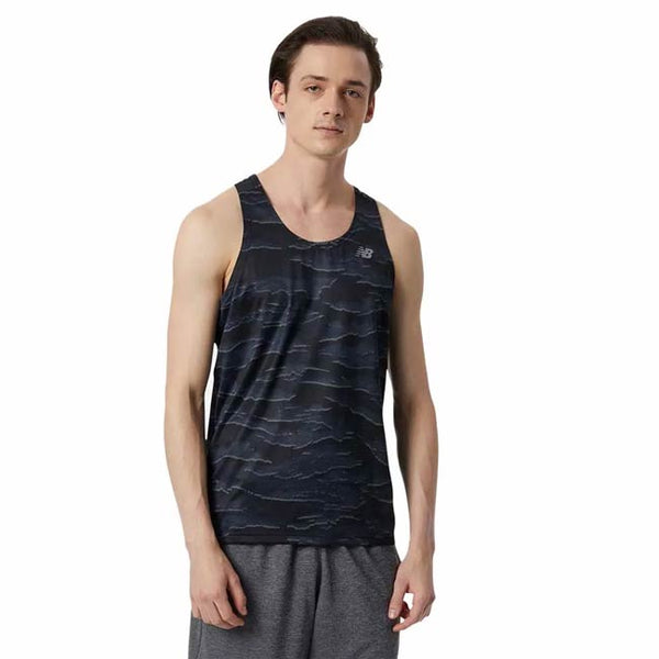 New Balance Men’s Printed Accelerate Singlet