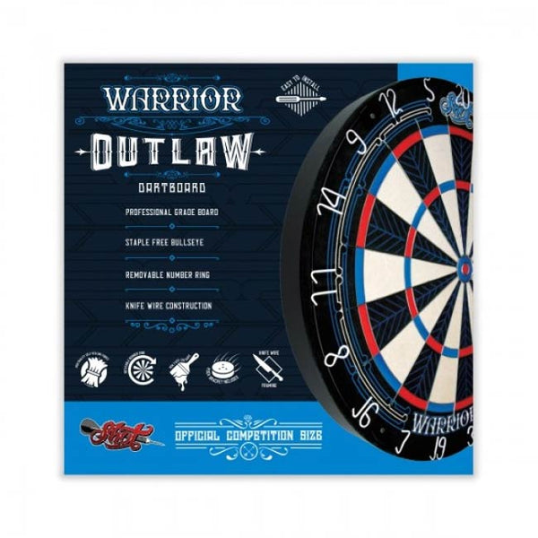 Shot Darts Warriors Outlaw Bristle Dartboard