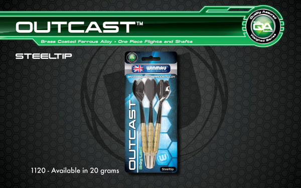 WINMAU OUTCAST BRASS DART SET