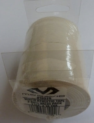 McDAVID ATHLETIC WHITE TAPE 2 ROLL PACK