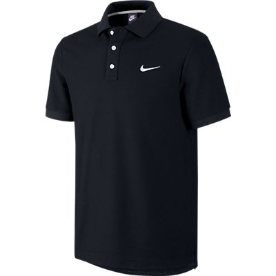 Black nike cheap collar shirt