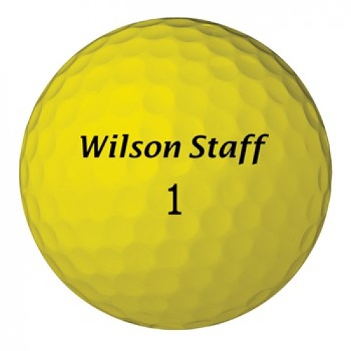 WILSON DUO YELLOW GOLF BALLS DOZEN BOX