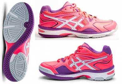 ASICS NETBURNER 17 SOFT PINK WHITE PURPL