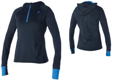 ASICS WOMENS HOODIE 1 2 ZIP LONG SLEEVE The Sport Shop New Zealand