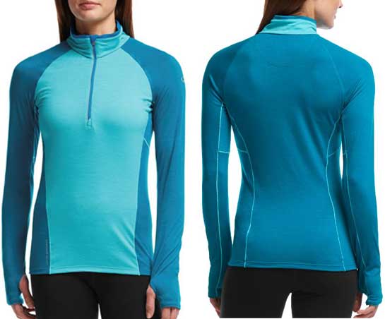 ICEBREAKER WOMEN'S COMET LS HALF ZIP