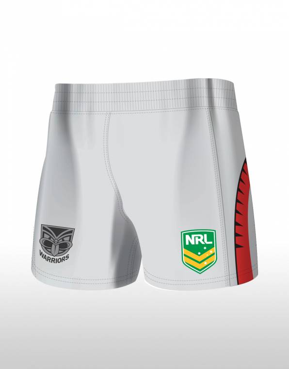 NZ WARRIORS AWAY NRL SUPPORTER SHORTS