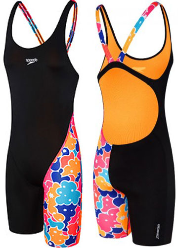 SPEEDO GIRLS MUNICH LEADERBACK LEGSUIT