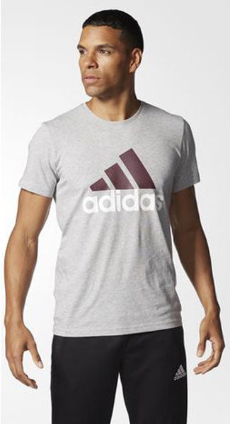 ADIDAS MEN'S SPORT ESSENTIALS LOGO TEE