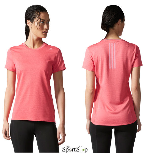 ADIDAS WOMENS SUPERNOVA SHORT SLEEVE TEE