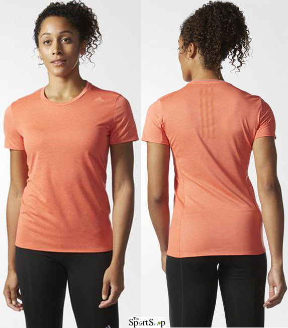 ADIDAS WOMENS SUPERNOVA SHORT SLEEVE TEE