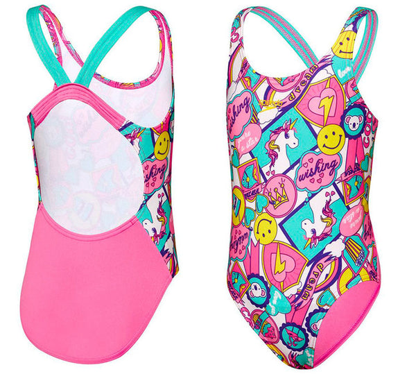 SPEEDO GIRLS LEADERBACK ONE PIECE