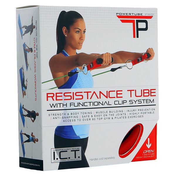 POWERTUBE PRO RED RESISTANCE TUBE 7.5kg