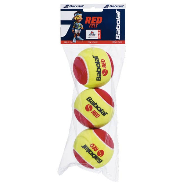 Babolat Red Dot Low Pressure Tennis Balls 3 pack